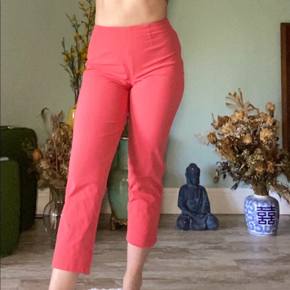 Salmon Capri trouser